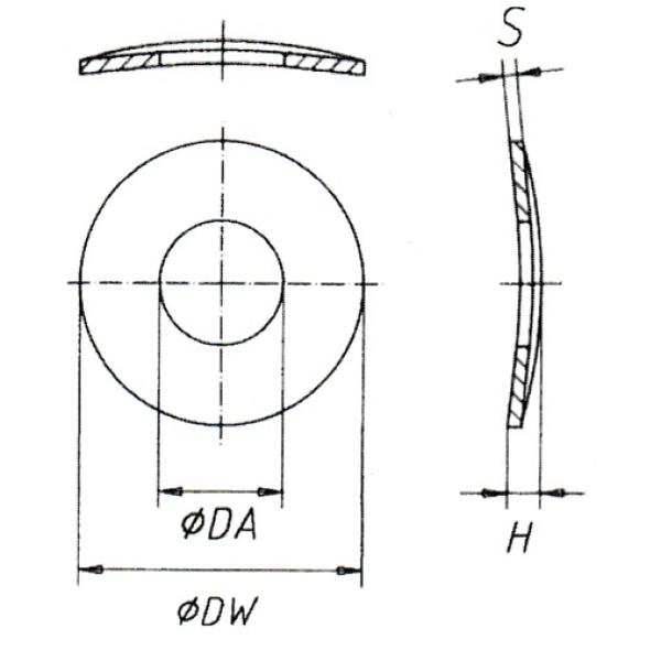 DIN 137 - A - Curved spring washers